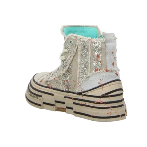 Rebecca White Sneaker High Top Für Damen 13