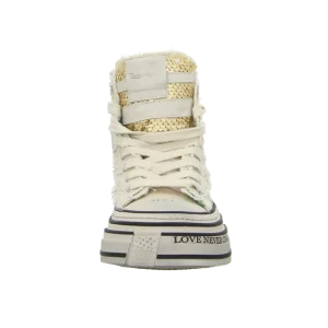 Rebecca White Sneaker High Top Für Damen 21