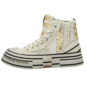 Rebecca White Sneaker High Top Für Damen 11