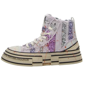 Rebecca White Sneaker High Top Für Damen 11